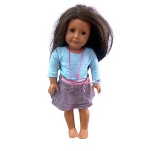 American Girl Truly Me Doll‎ 2012 17" Brown Eyes Brown Hair Medium Skin Outfit